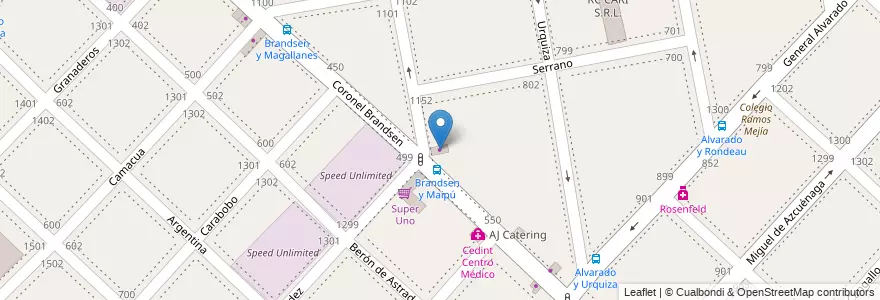 Mapa de ubicacion de Gomeria Maipu en Arjantin, Buenos Aires, Partido De La Matanza, Ramos Mejía.