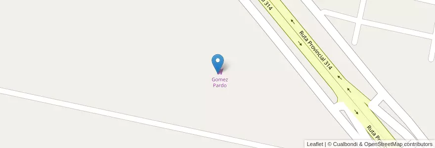 Mapa de ubicacion de Gomez Pardo en アルゼンチン, トゥクマン州, Departamento Tafí Viejo, Tafí Viejo.