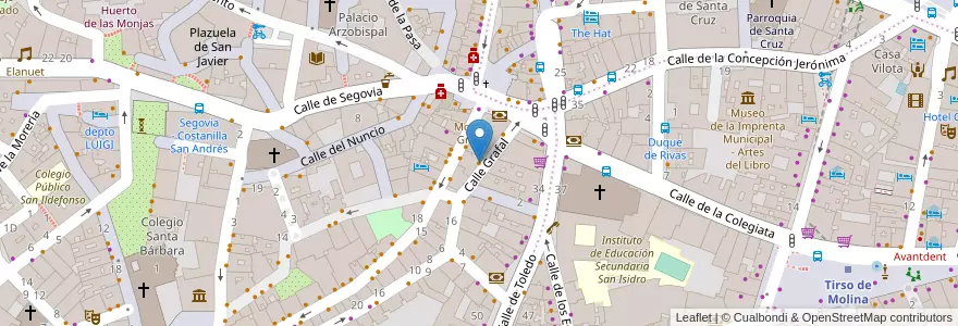 Mapa de ubicacion de Gonder en Испания, Мадрид, Мадрид, Área Metropolitana De Madrid Y Corredor Del Henares, Мадрид.