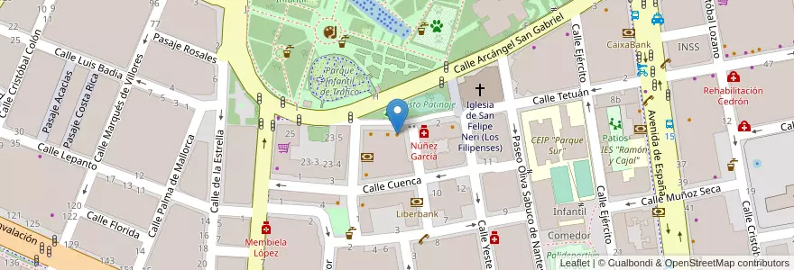 Mapa de ubicacion de Góndola en スペイン, カスティーリャ＝ラ・マンチャ州, Albacete, Albacete.