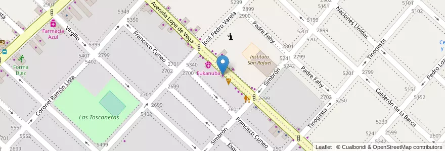 Mapa de ubicacion de Gonzales, Villa Real en Arjantin, Ciudad Autónoma De Buenos Aires, Buenos Aires, Comuna 10.
