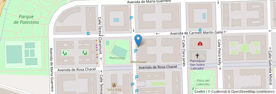 Mapa de ubicacion de González 2 en İspanya, Comunidad De Madrid, Comunidad De Madrid, Área Metropolitana De Madrid Y Corredor Del Henares, Leganés.
