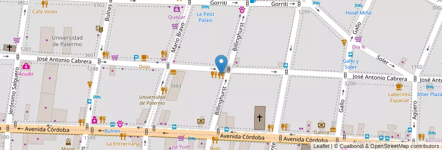 Mapa de ubicacion de Gonzalo, Recoleta en Argentine, Ciudad Autónoma De Buenos Aires, Comuna 2, Buenos Aires.