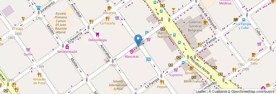 Mapa de ubicacion de Good Coffee, Belgrano en アルゼンチン, Ciudad Autónoma De Buenos Aires, ブエノスアイレス, Comuna 13.