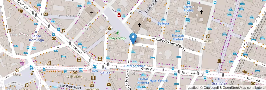 Mapa de ubicacion de Go!Sushing en إسبانيا, منطقة مدريد, منطقة مدريد, Área Metropolitana De Madrid Y Corredor Del Henares, مدريد.