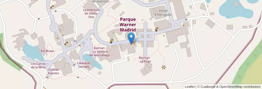 Mapa de ubicacion de Gotham City Grill en Spagna, Comunidad De Madrid, Comunidad De Madrid, Las Vegas, San Martín De La Vega.