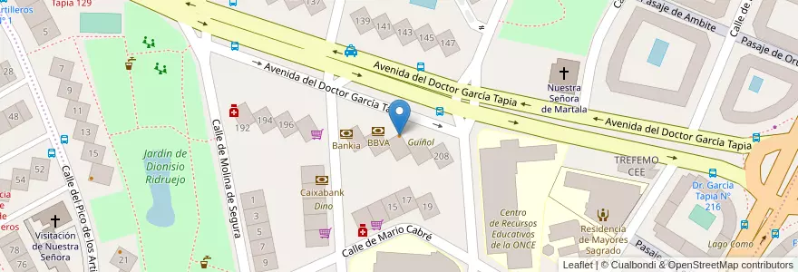 Mapa de ubicacion de Goyo en Испания, Мадрид, Мадрид, Área Metropolitana De Madrid Y Corredor Del Henares, Мадрид.