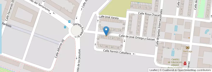 Mapa de ubicacion de Gracias padre en إسبانيا, منطقة مدريد, منطقة مدريد, Área Metropolitana De Madrid Y Corredor Del Henares, القلعة الحجارة.