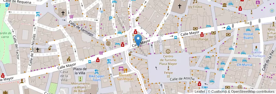 Mapa de ubicacion de Gran Café de Madrid en スペイン, マドリード州, Comunidad De Madrid, Área Metropolitana De Madrid Y Corredor Del Henares, Madrid.