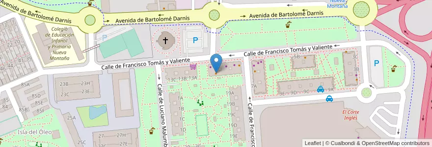 Mapa de ubicacion de Gran Café de Santander en 스페인, Cantabria, Cantabria, Santander, Santander.