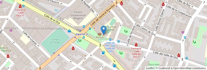 Mapa de ubicacion de Gran Nemrut Oporto en Spanien, Autonome Gemeinschaft Madrid, Autonome Gemeinschaft Madrid, Área Metropolitana De Madrid Y Corredor Del Henares, Madrid.