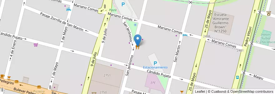 Mapa de ubicacion de Grand Prix en آرژانتین, سانتافه, Departamento La Capital, Santa Fe Capital, سانتافه.