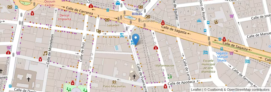 Mapa de ubicacion de Granier en Sepanyol, Comunidad De Madrid, Comunidad De Madrid, Área Metropolitana De Madrid Y Corredor Del Henares, Madrid.