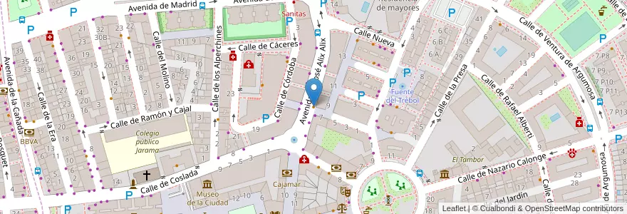 Mapa de ubicacion de Granier en Spagna, Comunidad De Madrid, Comunidad De Madrid, Área Metropolitana De Madrid Y Corredor Del Henares, San Fernando De Henares, Coslada.