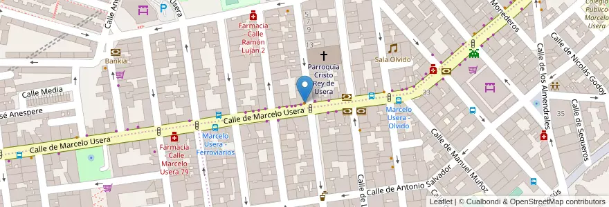 Mapa de ubicacion de Granier (panadería-pastelería) en Spanje, Comunidad De Madrid, Comunidad De Madrid, Área Metropolitana De Madrid Y Corredor Del Henares, Madrid.