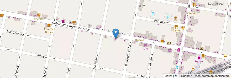 Mapa de ubicacion de Granja Avicola en Arjantin, Buenos Aires, Partido De Morón, Castelar.