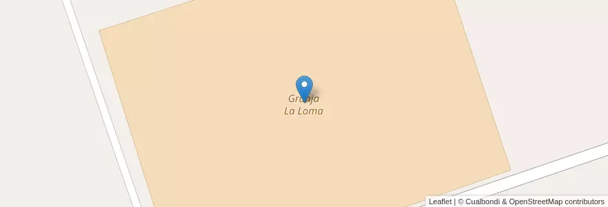 Mapa de ubicacion de Granja La Loma en アルゼンチン, エントレ・リオス州, Departamento Colón, Distrito Primero, San José.