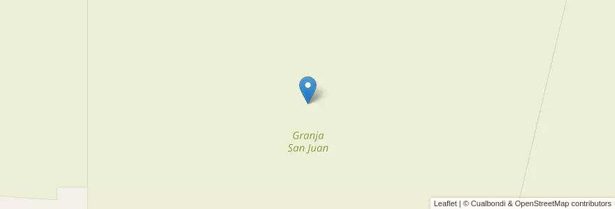 Mapa de ubicacion de Granja San Juan en アルゼンチン, サンフアン州, チリ, Angaco.