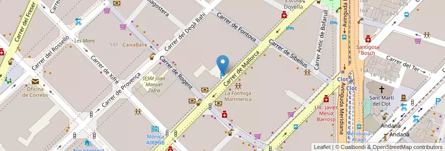 Mapa de ubicacion de GRATSA en 西班牙, Catalunya, Barcelona, Barcelonès, Barcelona.