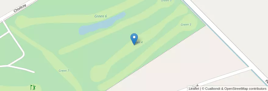 Mapa de ubicacion de Green 4 en Arjantin, Şili, Neuquén, Departamento Confluencia, Municipio De Neuquén, Neuquén.