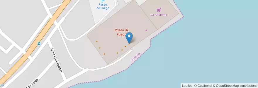Mapa de ubicacion de Green & Company en Аргентина, Ушуая (Департамент), Чили, Огненная Земля, Антарктида И Острова Южной Атлантики, Ushuaia.