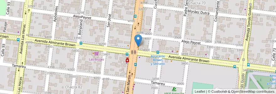 Mapa de ubicacion de Grido en アルゼンチン, ミシオネス州, Departamento Capital, Municipio De Posadas, Posadas.