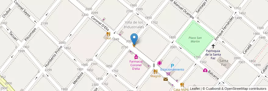 Mapa de ubicacion de Grido Helado en Argentinië, Buenos Aires, Partido De Lanús, Lanús Oeste.