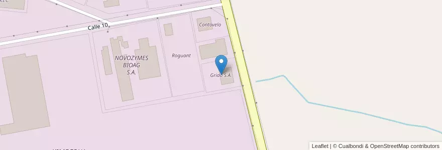 Mapa de ubicacion de Grido S.A. en アルゼンチン, ブエノスアイレス州, Partido Del Pilar, Fátima.