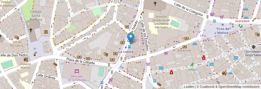 Mapa de ubicacion de Grill Stop en إسبانيا, منطقة مدريد, منطقة مدريد, Área Metropolitana De Madrid Y Corredor Del Henares, مدريد.