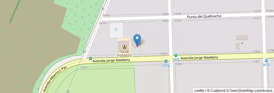 Mapa de ubicacion de Grimaldi en 阿根廷, Santa Fe, Departamento Rosario, Municipio De Rosario.