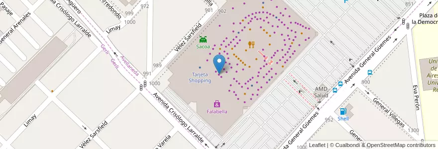 Mapa de ubicacion de Grimoldi en Arjantin, Buenos Aires, Partido De Avellaneda.