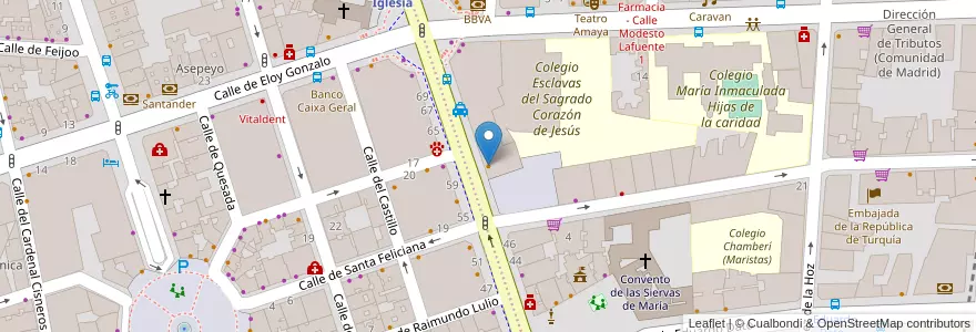 Mapa de ubicacion de Grosso Napoletano en Spanien, Autonome Gemeinschaft Madrid, Autonome Gemeinschaft Madrid, Área Metropolitana De Madrid Y Corredor Del Henares, Madrid.