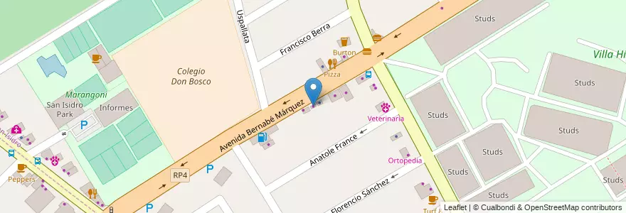 Mapa de ubicacion de Grupo Laminar en アルゼンチン, ブエノスアイレス州, Partido De San Isidro, San Isidro.