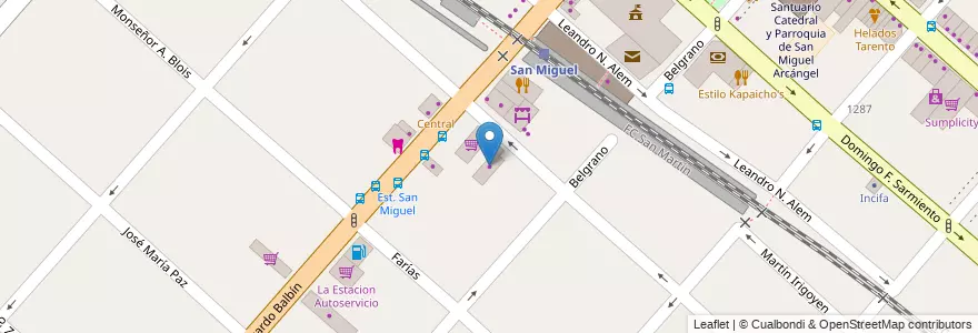 Mapa de ubicacion de Grupo Marquez en Arjantin, Buenos Aires, Partido De San Miguel, San Miguel.