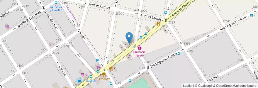 Mapa de ubicacion de Grupo Mega, La Paternal en 阿根廷, Ciudad Autónoma De Buenos Aires, 布宜诺斯艾利斯.