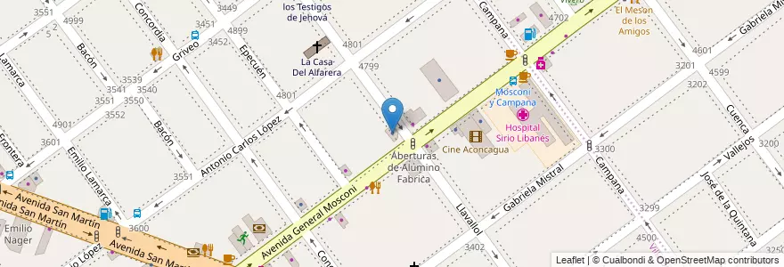 Mapa de ubicacion de Grupo Mega, Villa Devoto en Argentina, Ciudad Autónoma De Buenos Aires, Buenos Aires, Comuna 11.