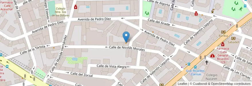 Mapa de ubicacion de Gruta '77 en Испания, Мадрид, Мадрид, Área Metropolitana De Madrid Y Corredor Del Henares, Мадрид.