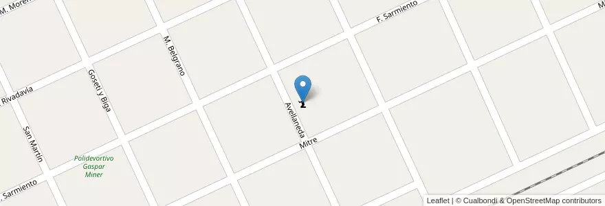 Mapa de ubicacion de Gruta Virgen de San Nicolás en Arjantin, Buenos Aires, Partido De Saavedra.
