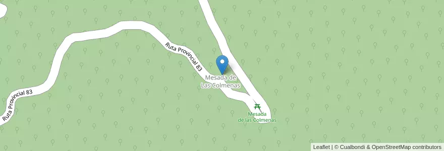 Mapa de ubicacion de Guarda parque en Arjantin, Jujuy, Departamento Ledesma, Municipio De Calilegua.
