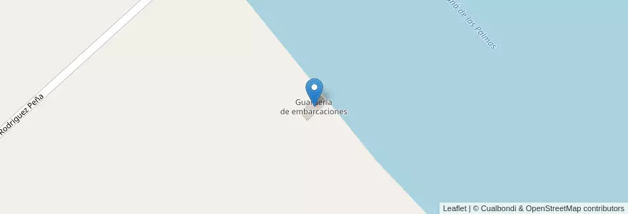 Mapa de ubicacion de Guardería de embarcaciones en Аргентина, Буэнос-Айрес, Partido De Zárate.
