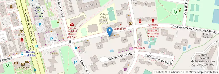 Mapa de ubicacion de Guardería Los Renacuajos en Espanha, Comunidade De Madrid, Comunidade De Madrid, Área Metropolitana De Madrid Y Corredor Del Henares, Madrid.