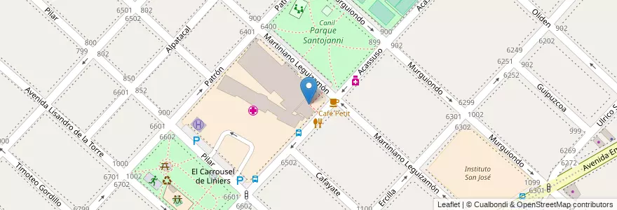 Mapa de ubicacion de Guardia, Liniers en Argentinië, Ciudad Autónoma De Buenos Aires, Comuna 9, Buenos Aires.