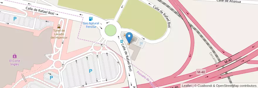 Mapa de ubicacion de Guecko en إسبانيا, منطقة مدريد, منطقة مدريد, Área Metropolitana De Madrid Y Corredor Del Henares, مدريد.