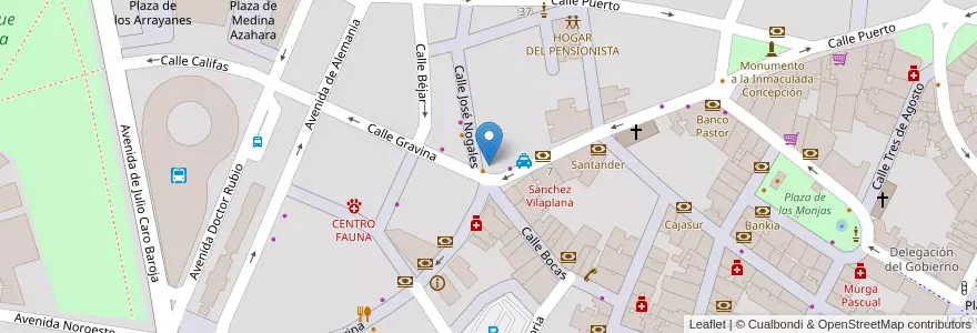 Mapa de ubicacion de Guerencia Municipal de Urbanismo en スペイン, アンダルシア州, Huelva, Comarca Metropolitana De Huelva, Huelva.