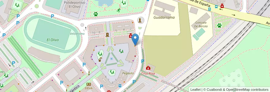 Mapa de ubicacion de Guernica II en Spain, Community Of Madrid, Community Of Madrid, Área Metropolitana De Madrid Y Corredor Del Henares, Coslada.