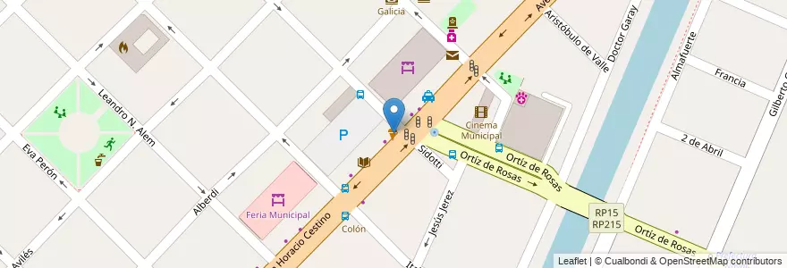 Mapa de ubicacion de Gustito en Arjantin, Buenos Aires, Partido De Ensenada.