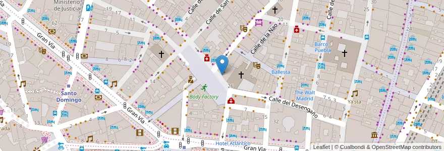 Mapa de ubicacion de Gymage en Испания, Мадрид, Мадрид, Área Metropolitana De Madrid Y Corredor Del Henares, Мадрид.