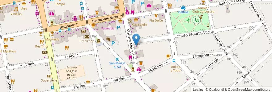 Mapa de ubicacion de Gymboree en Аргентина, Буэнос-Айрес, Partido De La Matanza, Ramos Mejía.