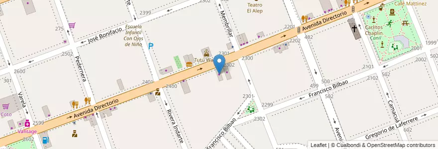 Mapa de ubicacion de H Express, Flores en アルゼンチン, Ciudad Autónoma De Buenos Aires, Comuna 7, ブエノスアイレス.