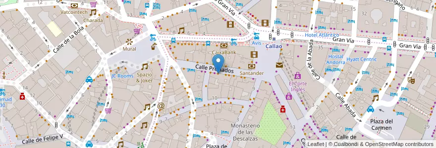 Mapa de ubicacion de Habemus Papa en Spain, Community Of Madrid, Community Of Madrid, Área Metropolitana De Madrid Y Corredor Del Henares, Madrid.